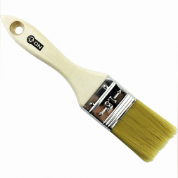 Кисть малярная плоская &quot;Аква&quot; искусственная щетина 3&quot; (75мм) дер.ручка (12шт) ON