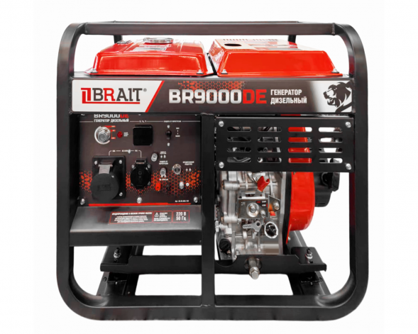 Генератор дизельный BR9000DE (6,0/6,5 кВт, электрозапуск) BRAIT