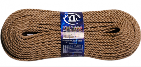 Канат джутовый 8мм (100м моток)
