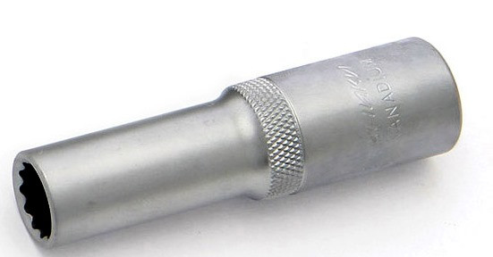 622208 Головка 12-ти гранная удлиненная х 8мм 1/2&quot; (10шт)