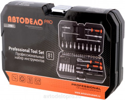 39881 Набор головок торцевых 81пр.1/4&quot; DR АвтоДело