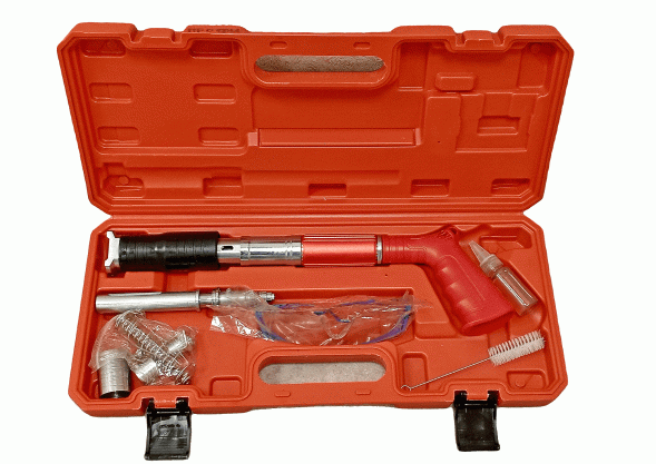 Пистолет пороховой красный профи