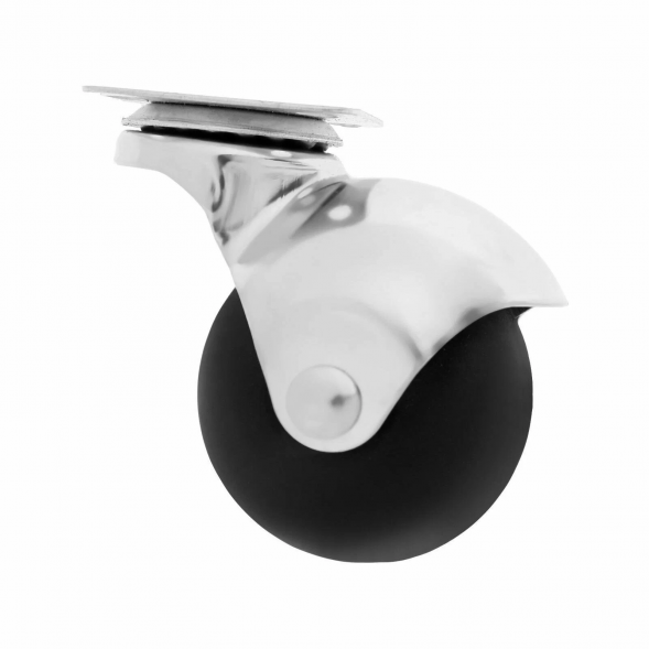 Колесо  поворотное, на площадке 50мм  (шарик,оцинк.) 5005050