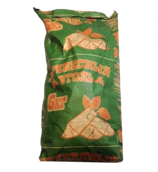 Уголь древесный 5кг (ясень,граб,дуб)