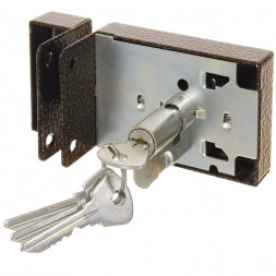 Замок накладной ОМЕГА ЗН1 бронза