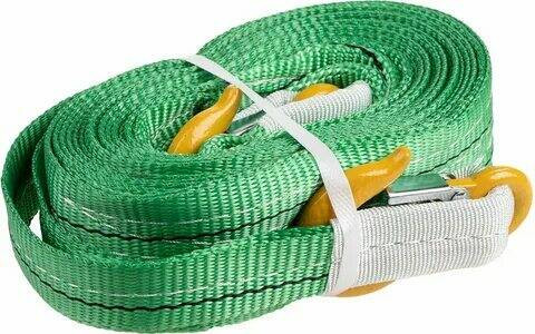 44514 Трос буксир-ный  13т (лента 6м, крюк-крюк) АвтоДело