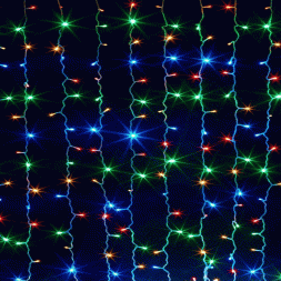 Гирлянда занавес (штора) LED 160л. (1,5м*1,5м)