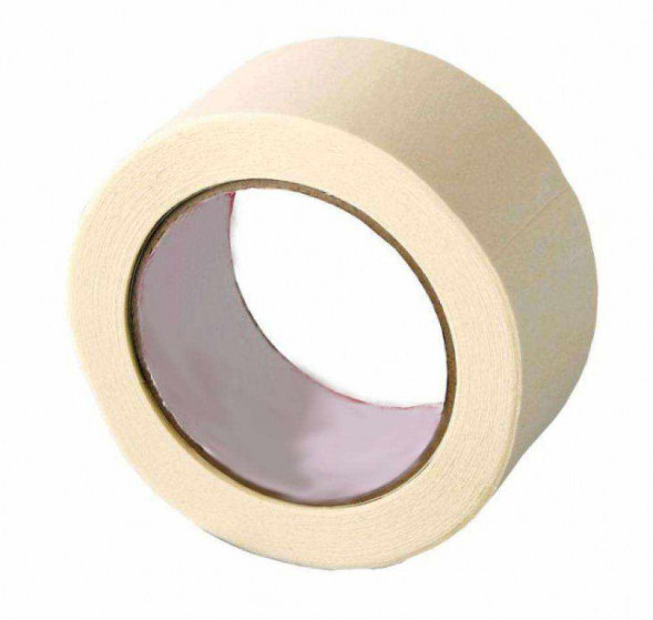 Бумажная малярная клейкая лента 48мм*50м ЮГ (крепп)  (6шт)