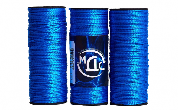 Нить крученная полипропиленовая (капроновая) 1,2мм синяя 100м МДС
