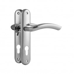 Ручка двер. на планке 96-70мм (хром) &quot;Нора-М&quot;