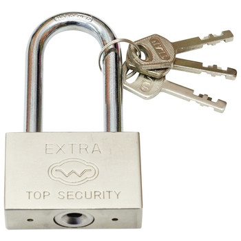 Замок навесной длинная дужка HUWEI EXTRA 80мм (6шт)