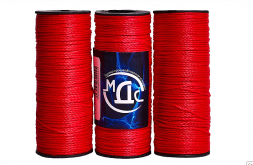 Нить крученная полипропиленовая (капроновая) 1,2мм красная 100м МДС