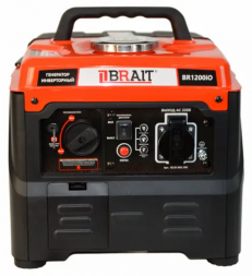Генератор бензиновый инверторный BR1200iO (1/1,1кВт, 230В, 50Гц, бак 3,2л, откр типа)  BRAIT