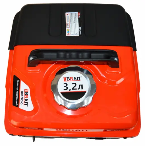 Генератор бензиновый инверторный BR1200iO (1/1,1кВт, 230В, 50Гц, бак 3,2л, откр типа)  BRAIT