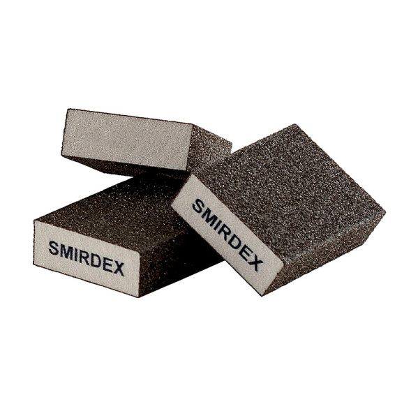 Абразивная губка SMIRDEX 920, 4х4, Fine, 100*70*25мм