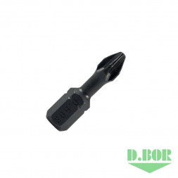 Биты для ударного(импульсного) инструмента IMPACT, Ph 2*25мм, Torsion,  С 6,3 (10шт).) &quot; D.BOR&quot;