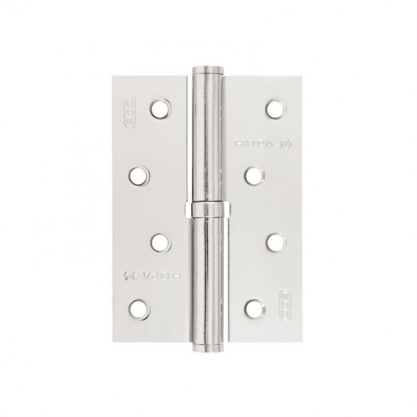 Петля сталь 750-4&quot;-FНР-ЕСО (мат.хром.покр.)левая (100*70*2,5)  &quot;Нора-М&quot;