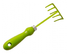 Грабельки 5-ти зуб.малые (пластик.ручка) FT 402-D