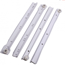 Роликовая направляющая (2шт.) 300/0,8 мм белый StahlBuro (25)