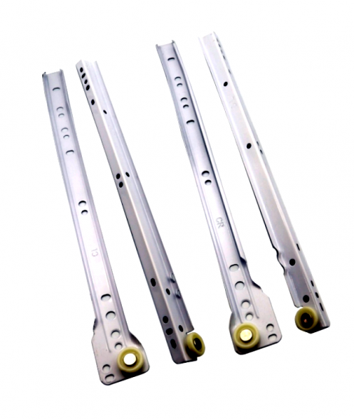 Роликовая направляющая (2шт.) 300/0,8 мм белый StahlBuro (25)