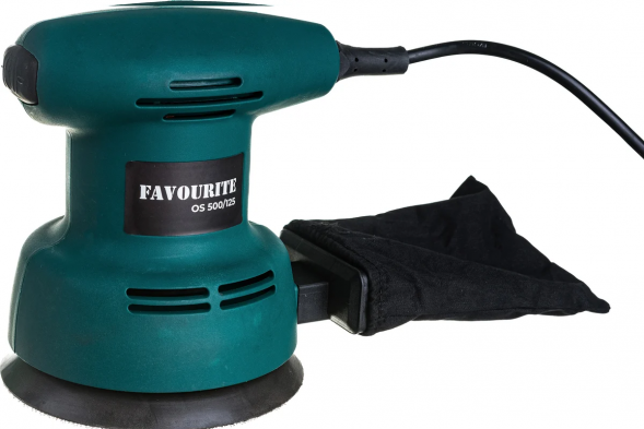 Орбитал.шлиф.машина OS 500/125  500Вт, диск125мм 11000об/мин FAVOURITE