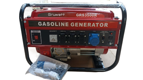 Бензиновый генератор  3500Вт 7.0 л.с. GRUWATT Электростартер