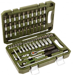 600770 Набор головок и принадлежностей 1/4&quot; 70предм. (4шт)