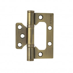 Петля накладная унив. 800-3&quot; FНР АВ (бронз.покр.) без колп. (75*63*2,5)  &quot;Нора-М&quot;