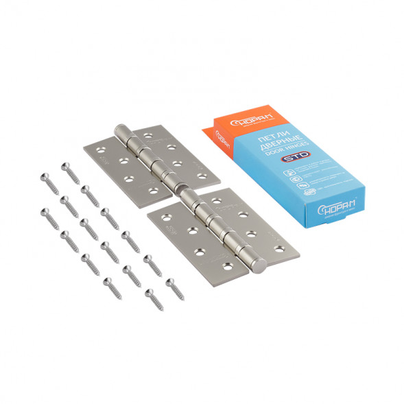 Петля унив.сталь 4&quot;-4ВВ FНР-ЕСО АВ (ст. брон.) (100*75*2,5)  &quot;Нора-М&quot;