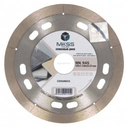 Диск алмазный MKSS Ceramics сплошной 125*1,1*8*22,23