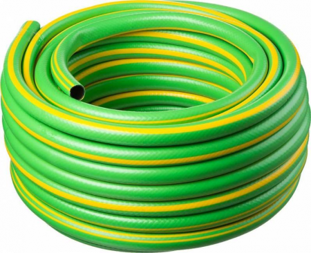Шланг поливочный Гарден 3/4&quot; 50м жёлтая полоса