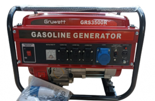 Бензиновый генератор 7500 Вт GRUWATT Электростартер
