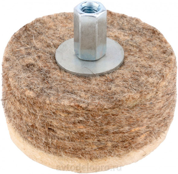 44060 Насадка круг войлочный для дрели (катушка) 60*40мм "Авто Дело"