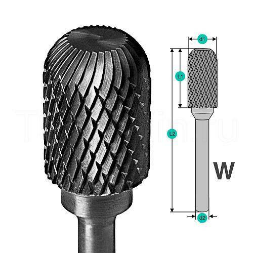 Борфреза твердосплавная WХ1222М06
