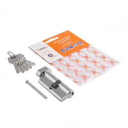 Цилиндр.мех-м ЛУВ-100 (хром) (50-50)  "Нора-М"