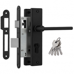 Замок врезной 708К-55 мм (черный)