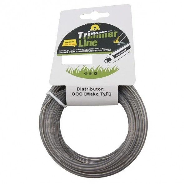 Леска для триммера износостойкая круг 4,0мм/15м (25шт)