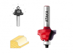 Фреза Атака 411286 кромочная калевочная  O 8х28.6 мм=2516700=