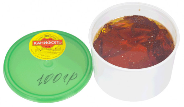 ТНП канифоль &quot;А&quot; 100гр. (высший сорт) (ГОСТ 21931-76)