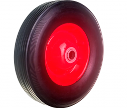 Колесо литая резина 200мм сим ступица (SR1501-1)