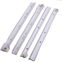 Роликовая направляющая (2шт.) 400/0,8 мм белый StahlBuro (25)