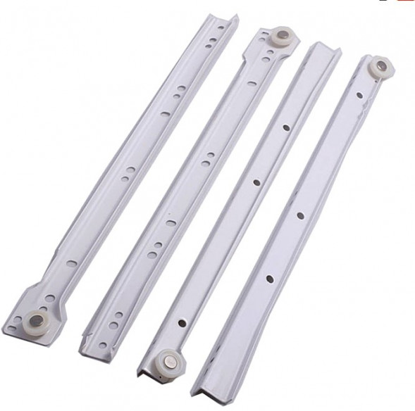 Роликовая направляющая (2шт.) 400/0,8 мм белый StahlBuro (25)