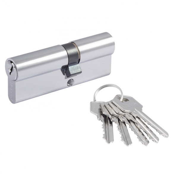 Цилиндр.мех-м ЛУ-80 (хром) (45-35)  &quot;Нора-М&quot;