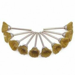 Щетка мини (чашечная, латунь)