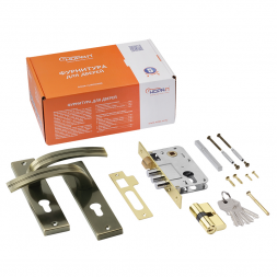 Замок врезной 706К-61,5 мм (старая бронза)