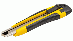 Нож обойный,18мм, усиленный обрезиненная  ручка X-PERT