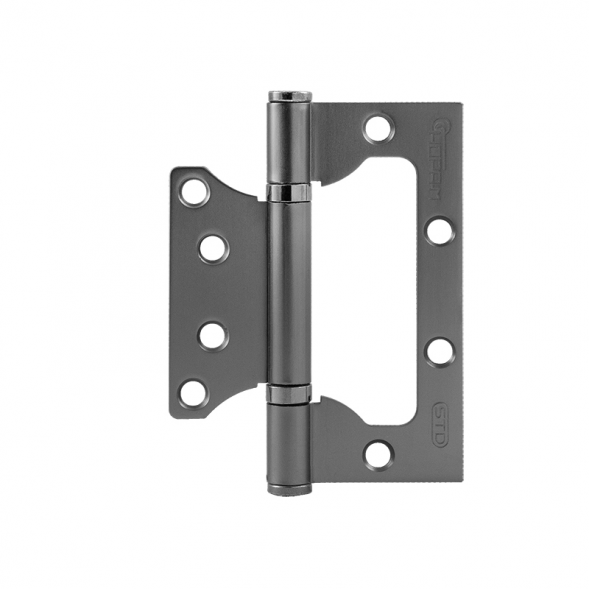 Петля накладная унив. 800-4" FHP-STD (графит) без колп.(100х75х2,5) Нора-М