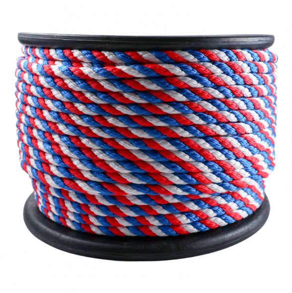 Канат Круч.Мультитекс 10мм Триколор (100м)
