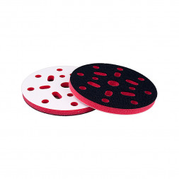 Подложка промежуточная 150мм Т10мм на липучке, 15 отв, красная среднежесткая ISISTEM Interfase M red