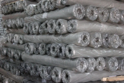 Пленка п/э серая строительная втор 120мкм п/рукав 3м (100 мп)